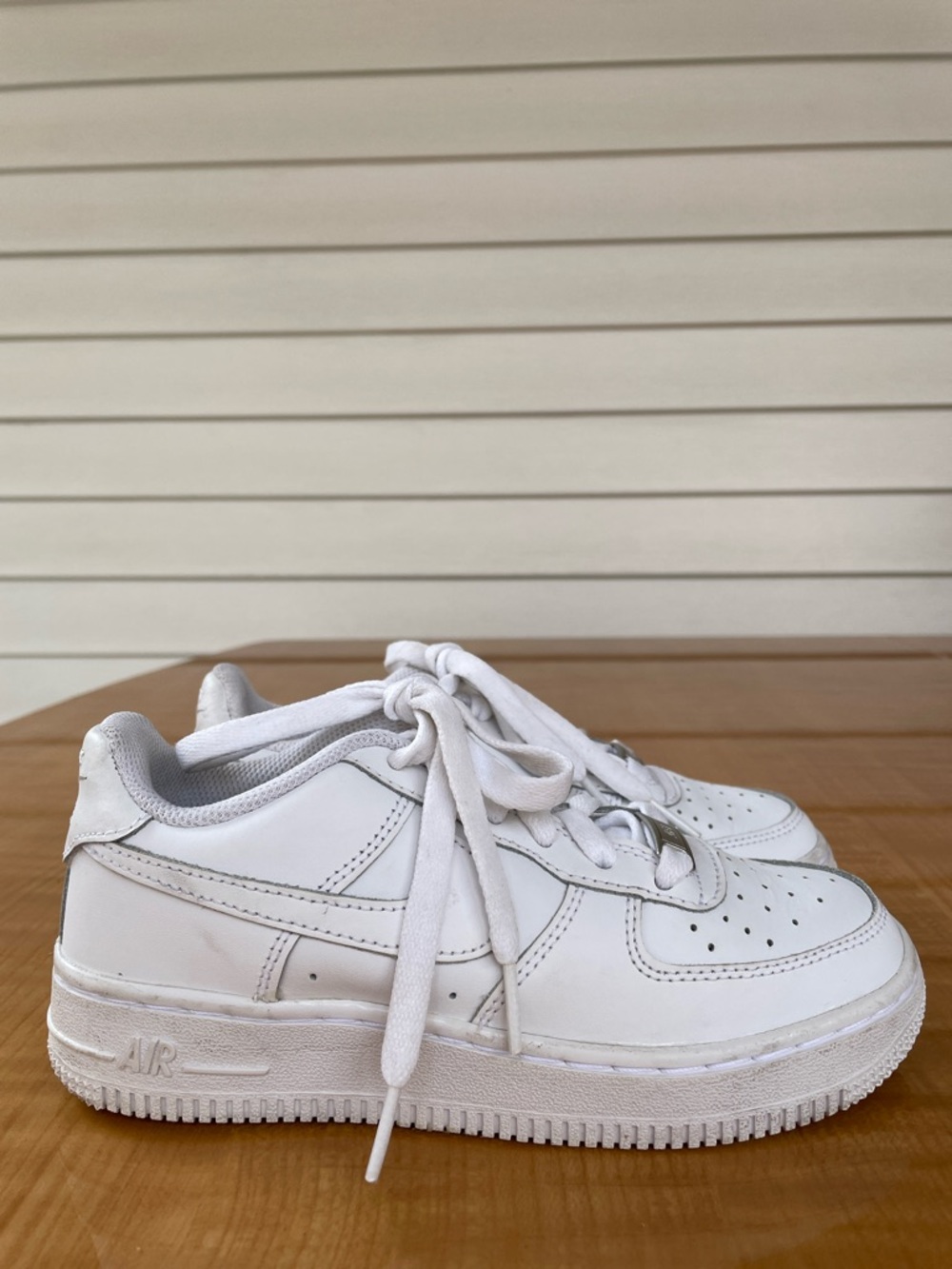 Nike Air Force Ones White Kids Sneakers Size 2.5